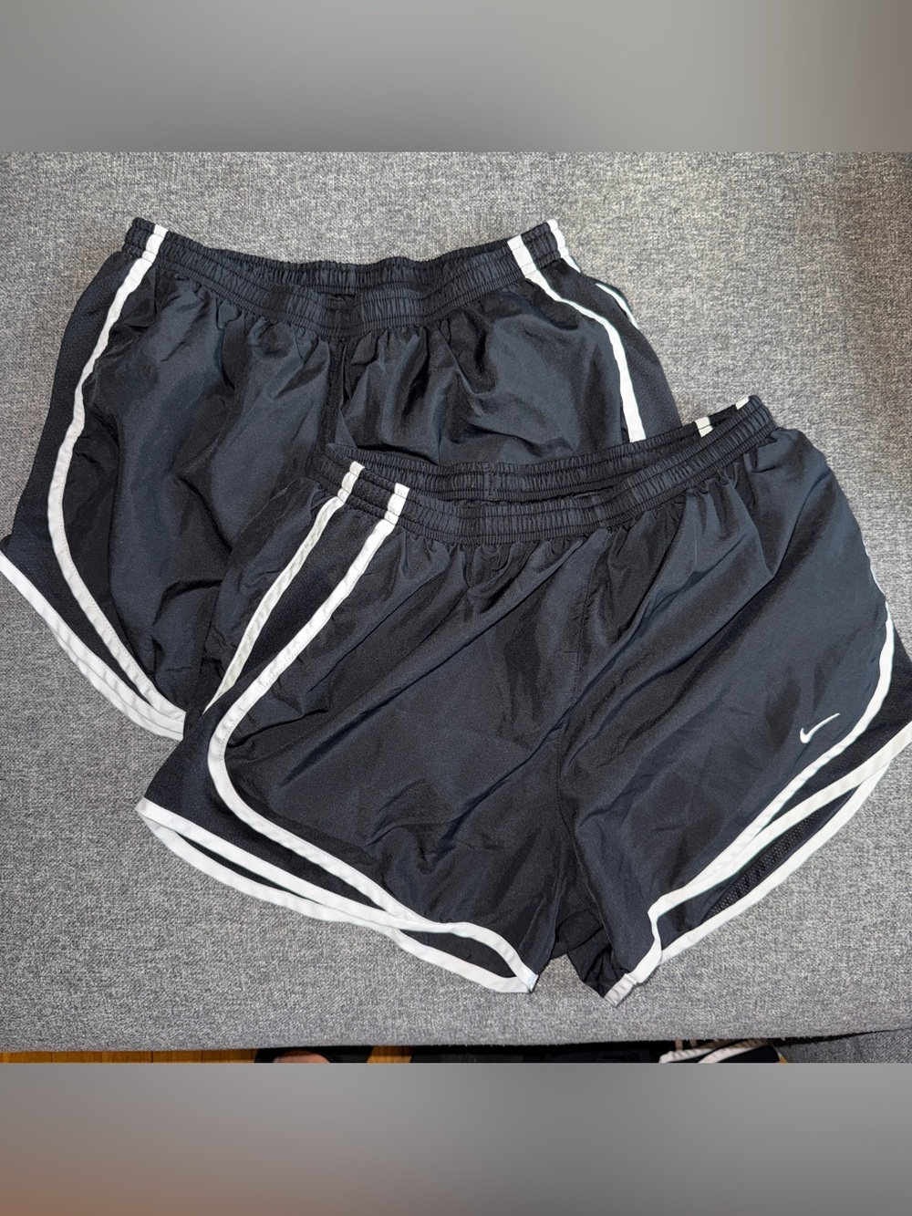 2 pairs of Black Nike Shorts